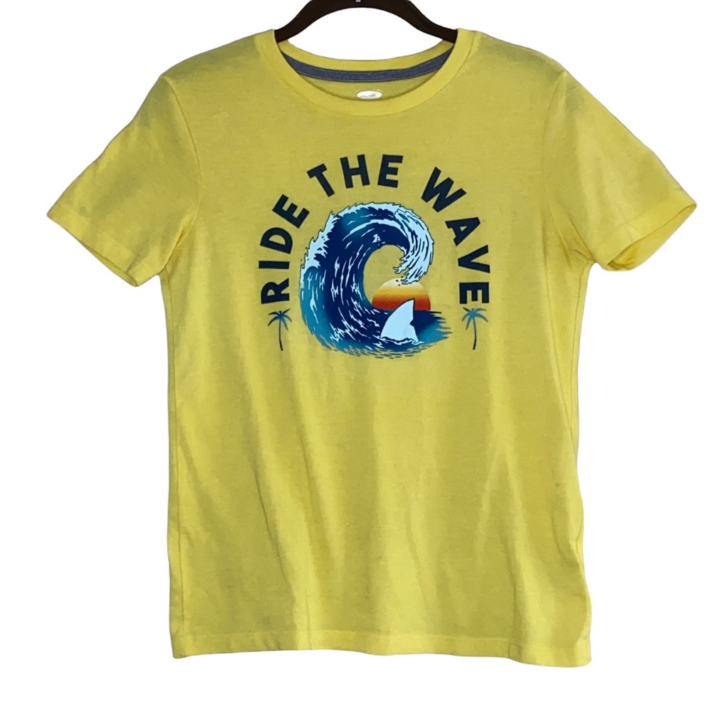 Ride the Wave Yellow Short Sleeve Tee